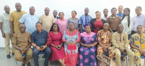 The Registrar, a member of the Governing Board and HODs_ of Schools in the South Zone during the Stakeholders meeting at Yaba Lagos.-min